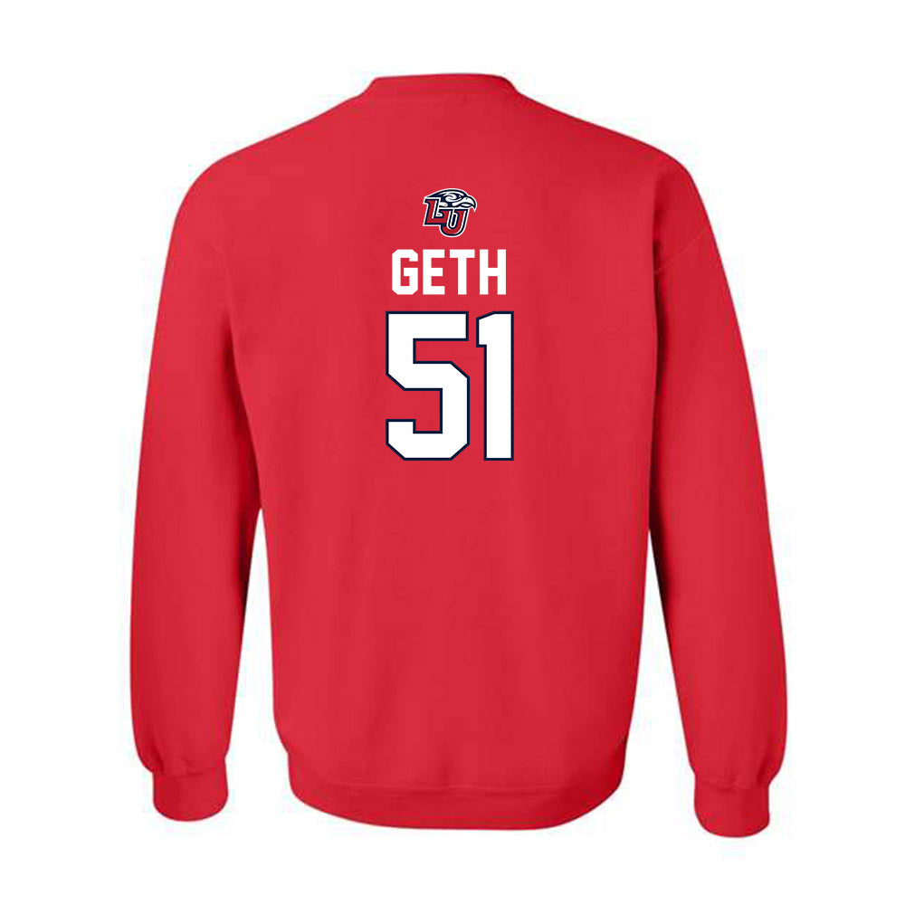 Liberty - NCAA Football : DJ Geth - Crewneck Sweatshirt-1