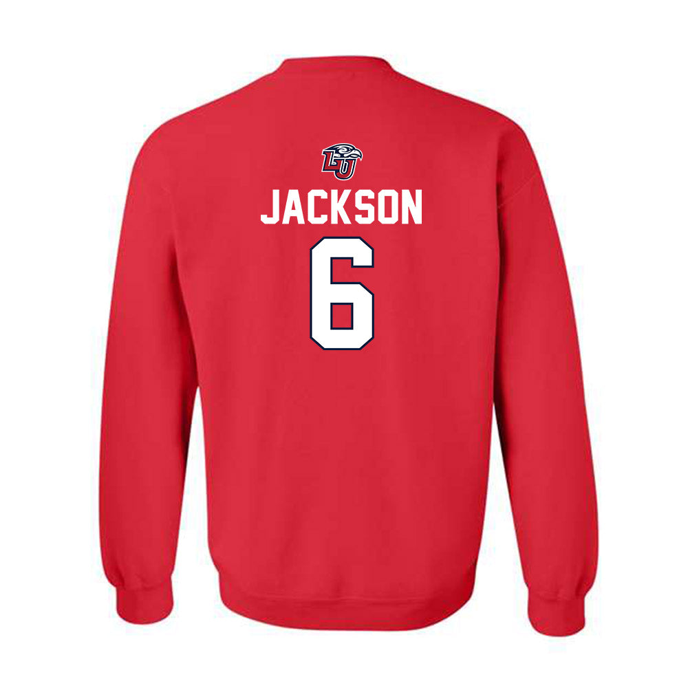 Liberty - NCAA Football : Teylor Jackson - Crewneck Sweatshirt Classic Shersey