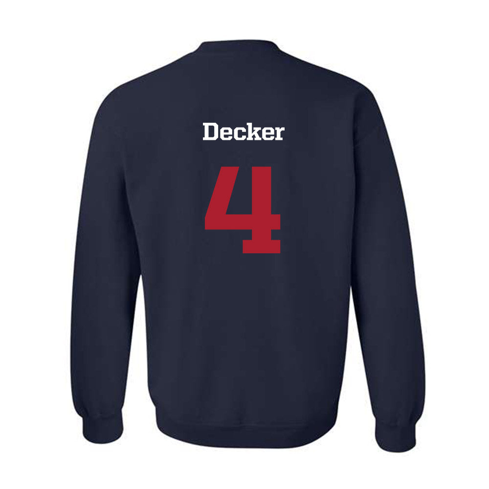 Liberty - NCAA Men's Basketball : Brett Decker - Sports Shersey Crewneck Sweatshirt