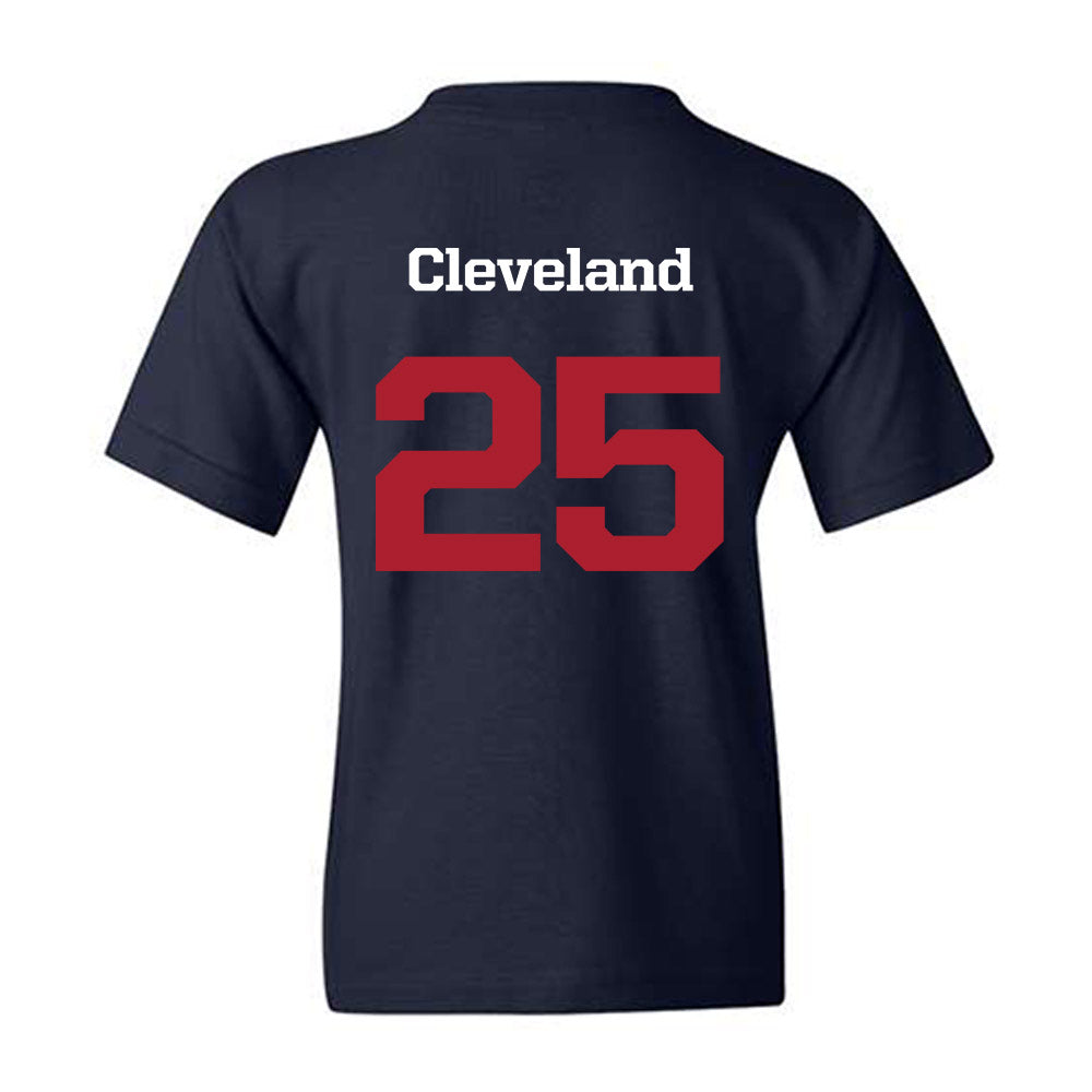 Liberty - NCAA Men's Basketball : Zach Cleveland - Sports Shersey Youth T-Shirt-1