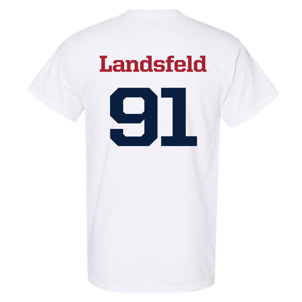 Liberty - NCAA Football : Marius Landsfeld - Generic Shersey T-Shirt-1