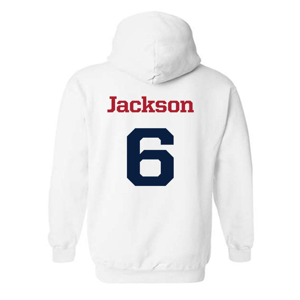 Liberty - NCAA Football : Teylor Jackson - Hooded Sweatshirt Sports Shersey