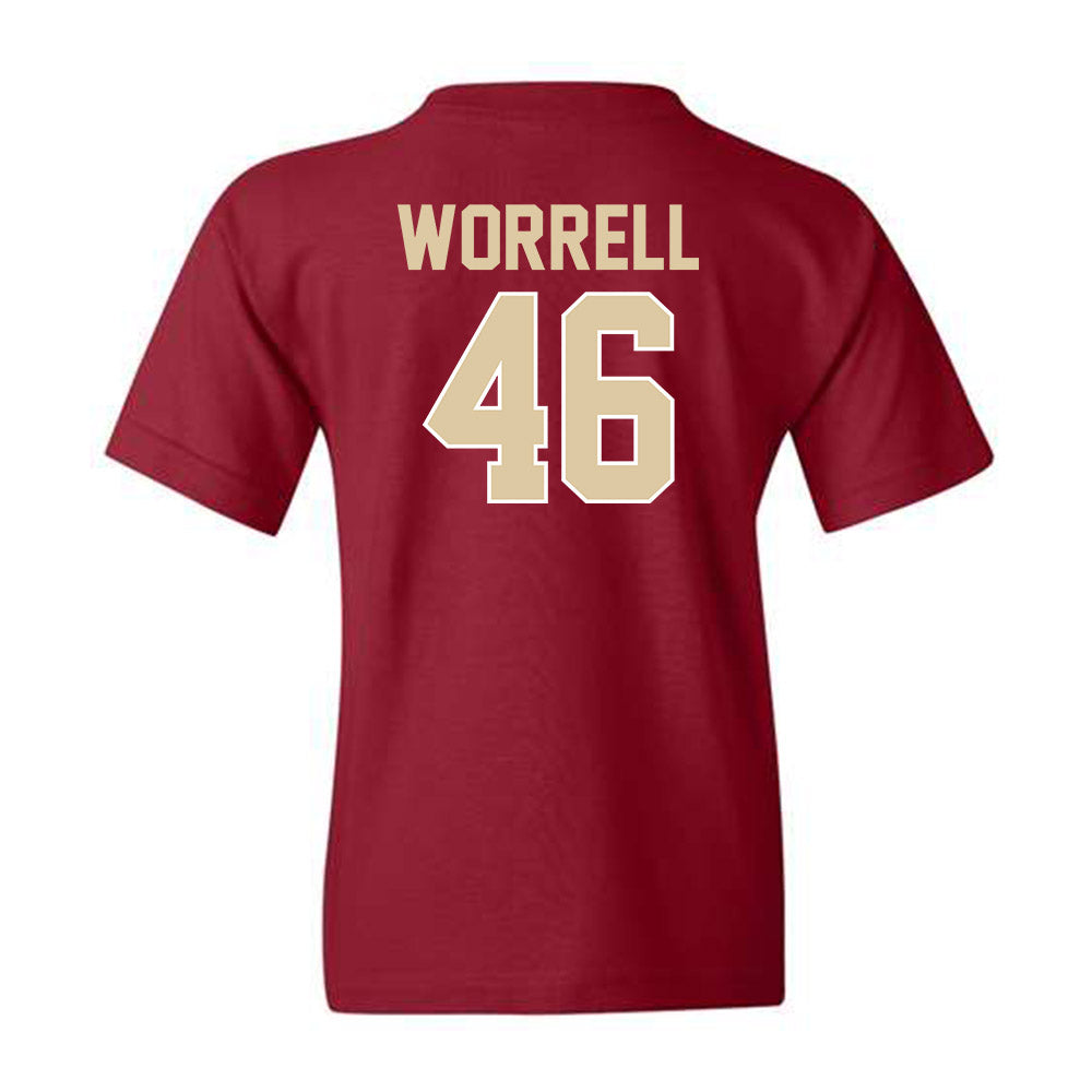 Boston College - NCAA Football : Bryant Worrell - Youth T-Shirt