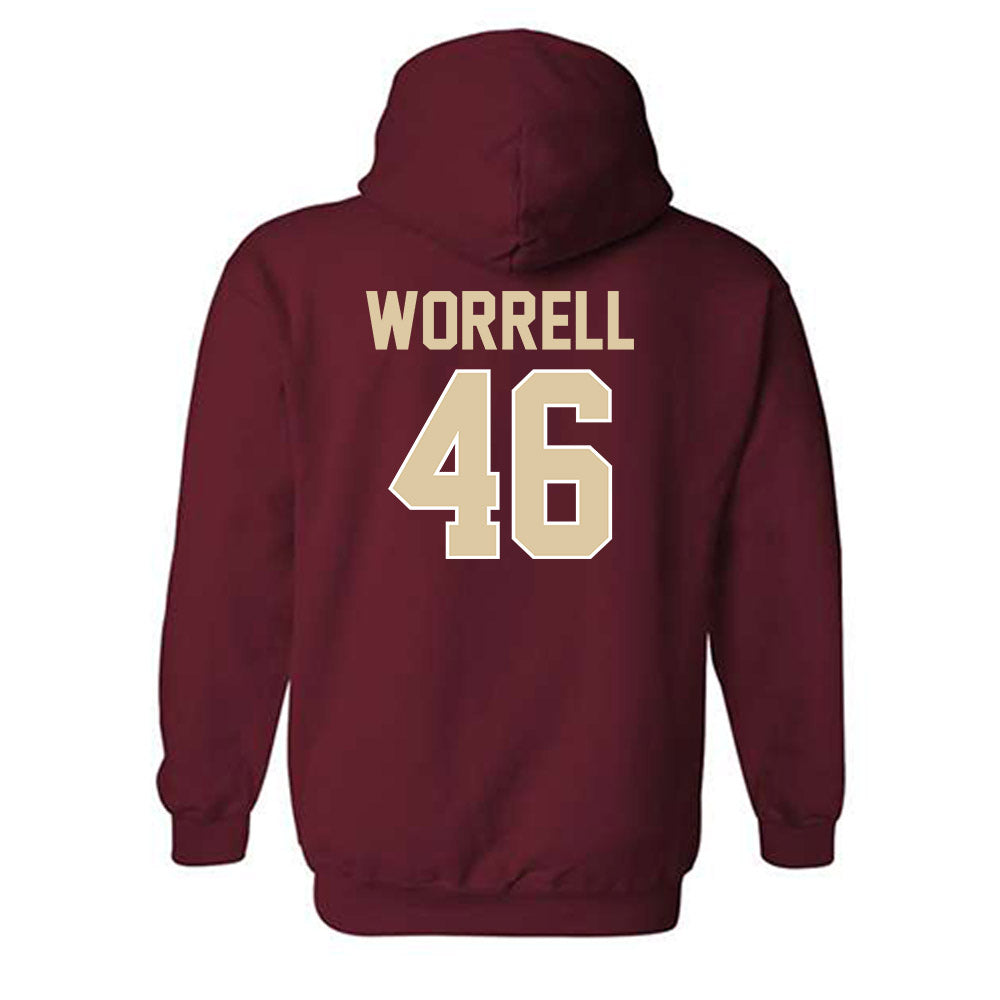 Boston College - NCAA Football : Bryant Worrell - Hooded Sweatshirt