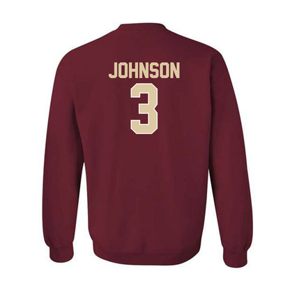 Boston College - NCAA Football : Khari Johnson - Crewneck Sweatshirt