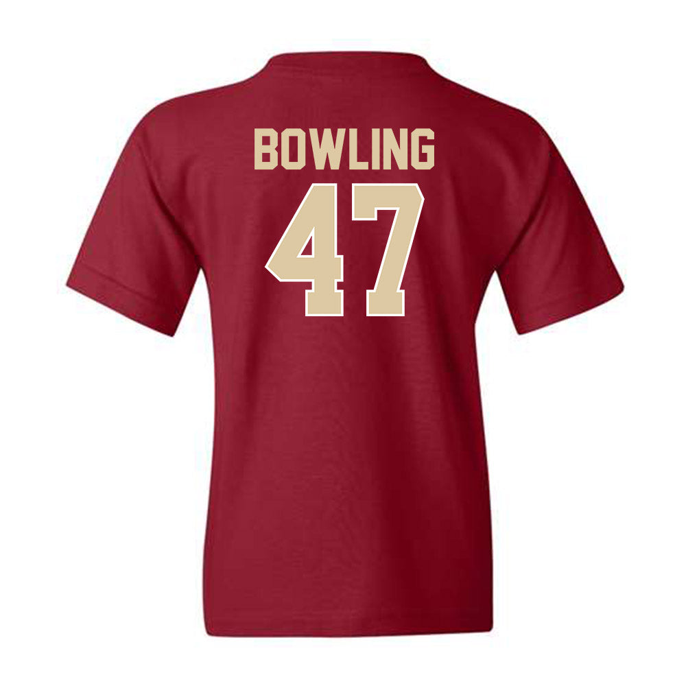 Boston College - NCAA Football : Caden Bowling - Youth T-Shirt