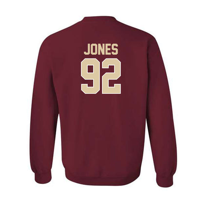 Boston College - NCAA Football : Caleb Jones - Crewneck Sweatshirt Classic Shersey