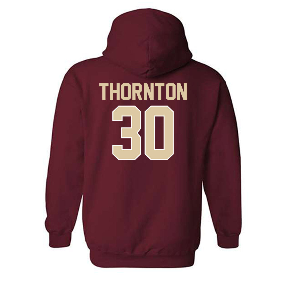 Boston College - NCAA Football : Omar Thornton - Sports Shersey Hooded Sweatshirt