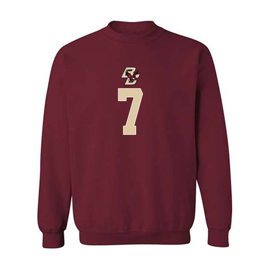 Boston College - NCAA Football : Johnathan Montague Jr - Crewneck Sweatshirt