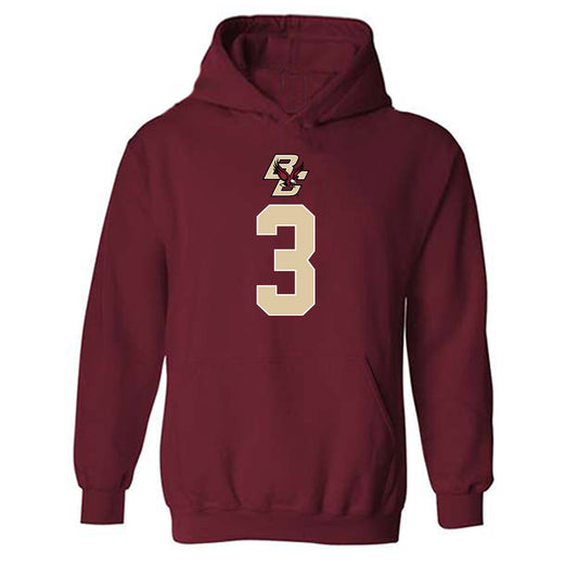 Boston College - NCAA Football : Khari Johnson - Hooded Sweatshirt