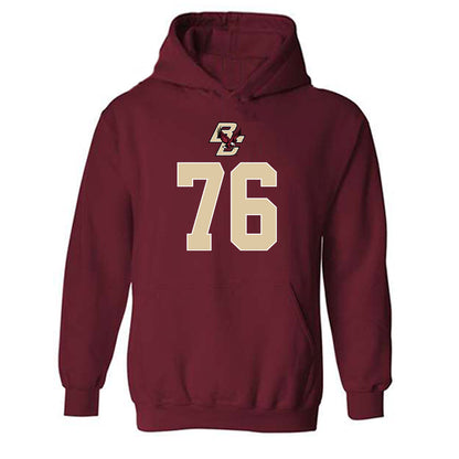 Boston College - NCAA Football : Tanner Chlupsa - Hooded Sweatshirt