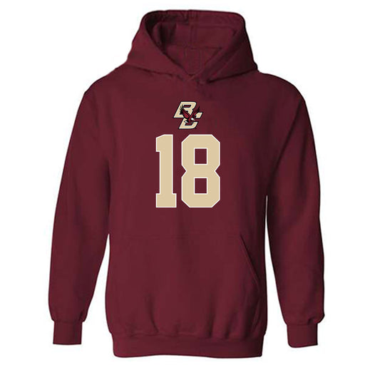 Boston College - NCAA Football : Ryan Turner - Sports Shersey Hooded Sweatshirt