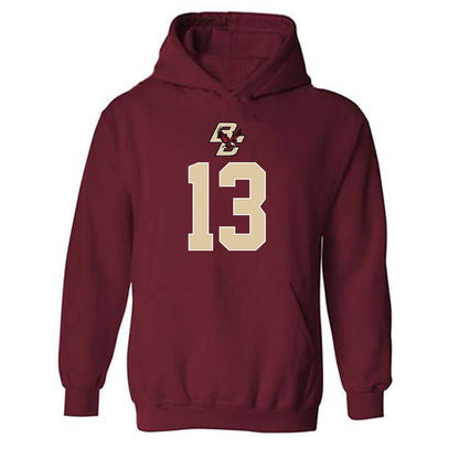 Boston College - NCAA Football : Max Tucker - Hooded Sweatshirt