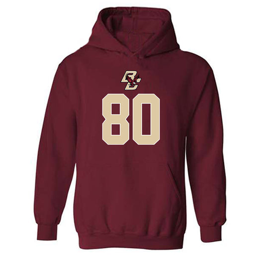 Boston College - NCAA Football : Martin Laham - Sports Shersey Hooded Sweatshirt