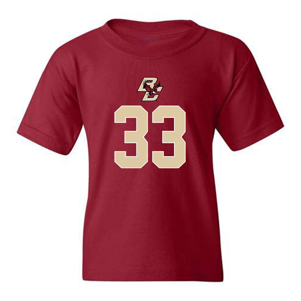 Boston College - NCAA Football : Owen McGowan - Youth T-Shirt