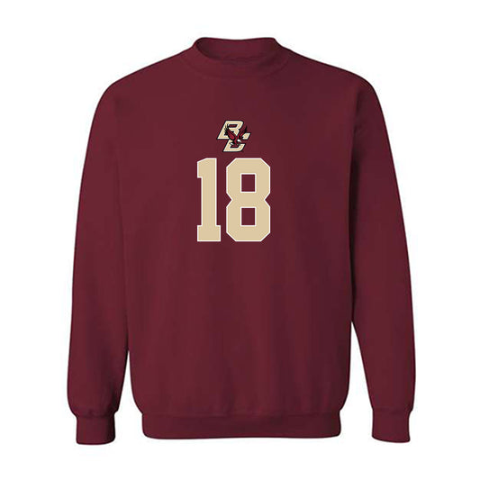 Boston College - NCAA Football : Ryan Turner - Sports Shersey Crewneck Sweatshirt