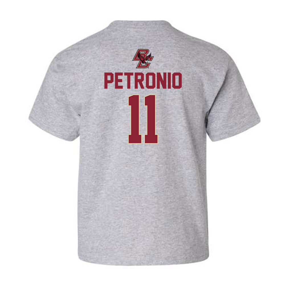 Boston College - NCAA Men's Basketball : Nick Petronio - Youth T-Shirt