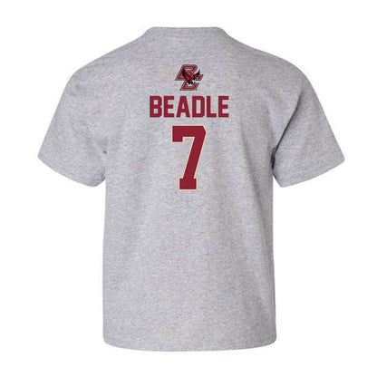 Boston College - NCAA Men's Basketball : Joshua Beadle - Youth T-Shirt