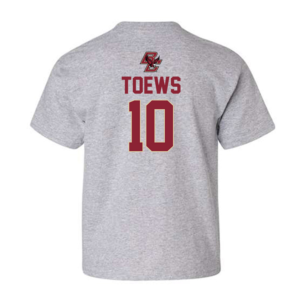 Boston College - NCAA Men's Basketball : Luka Toews - Classic Shersey Youth T-Shirt-1