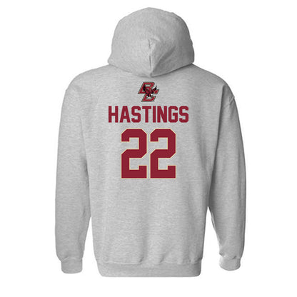 Boston College - NCAA Men's Basketball : Jayden Hastings - Classic Shersey Hooded Sweatshirt-1