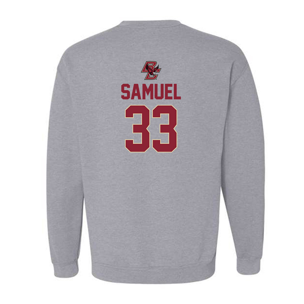 Boston College - NCAA Women's Basketball : Savannah Samuel - Classic Shersey Crewneck Sweatshirt-1