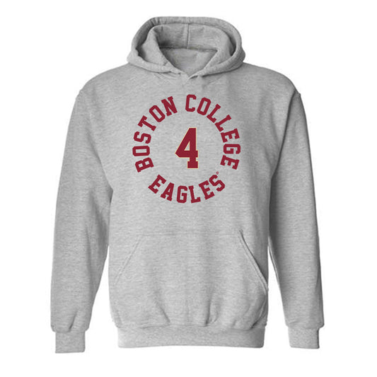 Boston College - NCAA Men's Basketball : Jack Didonna - Classic Shersey Hooded Sweatshirt-0