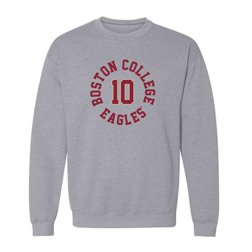 Boston College - NCAA Men's Basketball : Luka Toews - Classic Shersey Crewneck Sweatshirt-0