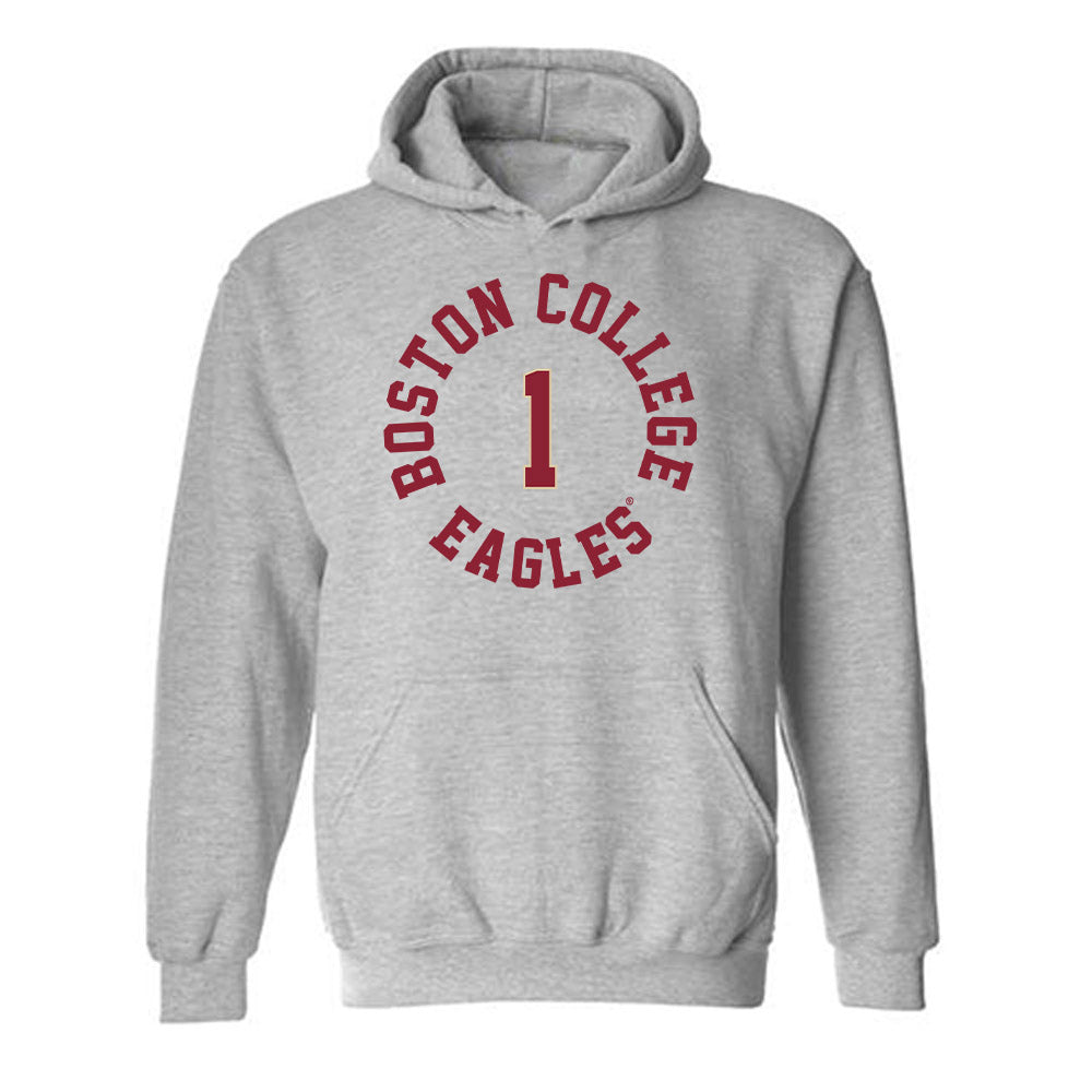 Boston College - NCAA Men's Basketball : Dion Brown - Classic Shersey Hooded Sweatshirt-0