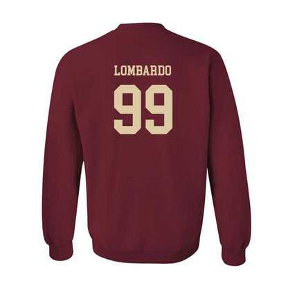 Boston College - NCAA Football : Luca Lombardo - Crewneck Sweatshirt-1