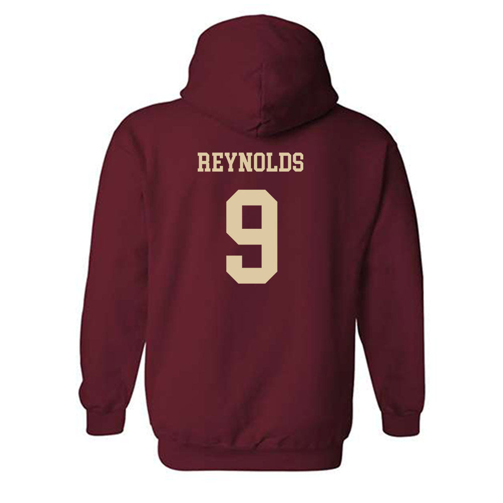 Boston College - NCAA Football : Dante Reynolds - Sports Shersey Hooded Sweatshirt-1