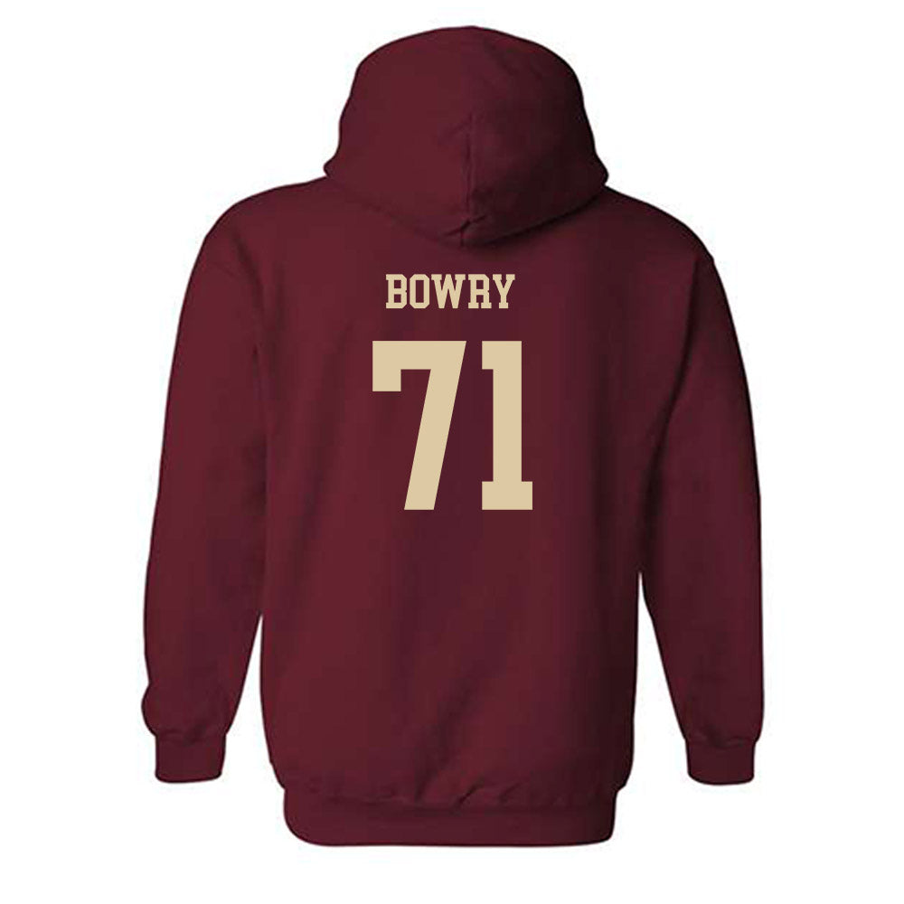 Boston College - NCAA Football : Jude Bowry - Sports Shersey Hooded Sweatshirt-1