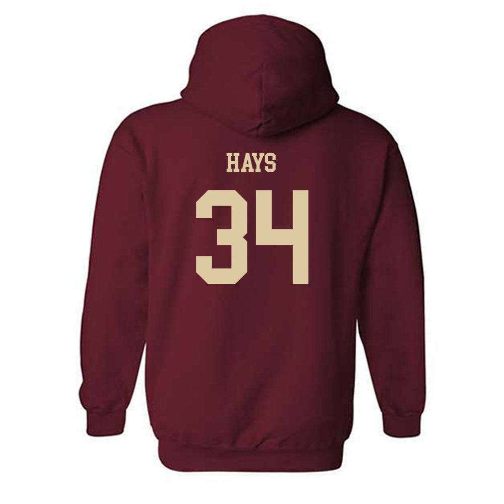 Boston College - NCAA Football : Tim Hays - Sports Shersey Hooded Sweatshirt-1