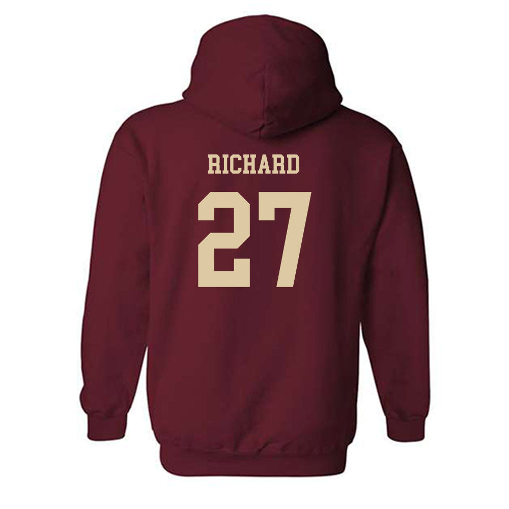 Boston College - NCAA Football : Turbo Richard - Sports Shersey Hooded Sweatshirt-1