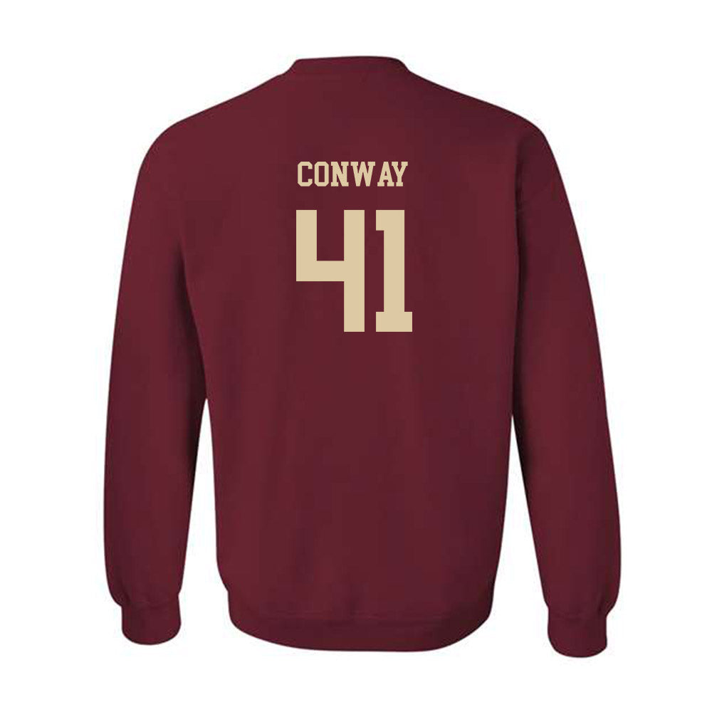 Boston College - NCAA Football : Liam Conway - Crewneck Sweatshirt