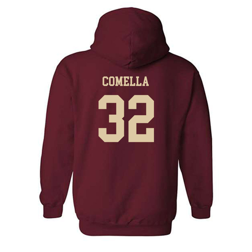 Boston College - NCAA Football : Charlie Comella - Sports Shersey Hooded Sweatshirt-1