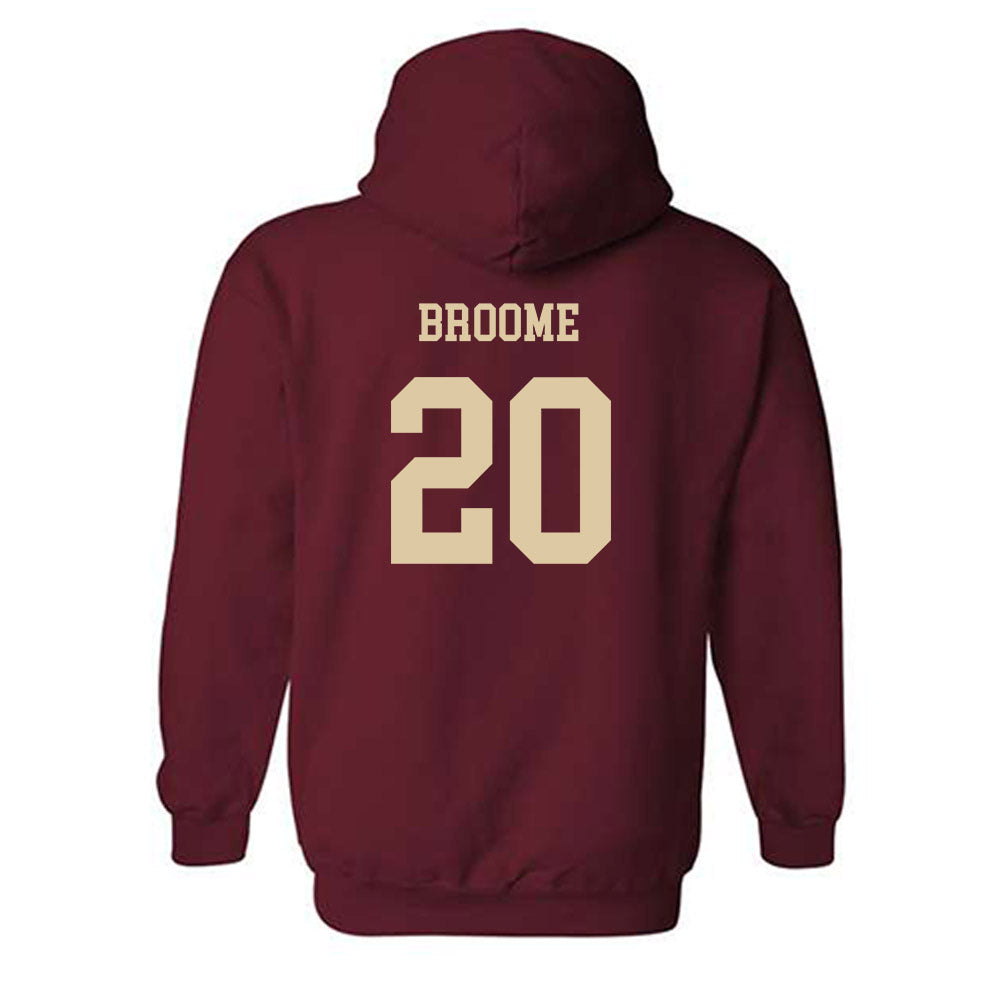 Boston College - NCAA Football : Alex Broome - Sports Shersey Hooded Sweatshirt-1