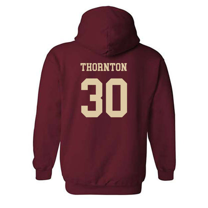 Boston College - NCAA Football : Omar Thornton - Sports Shersey Hooded Sweatshirt-1