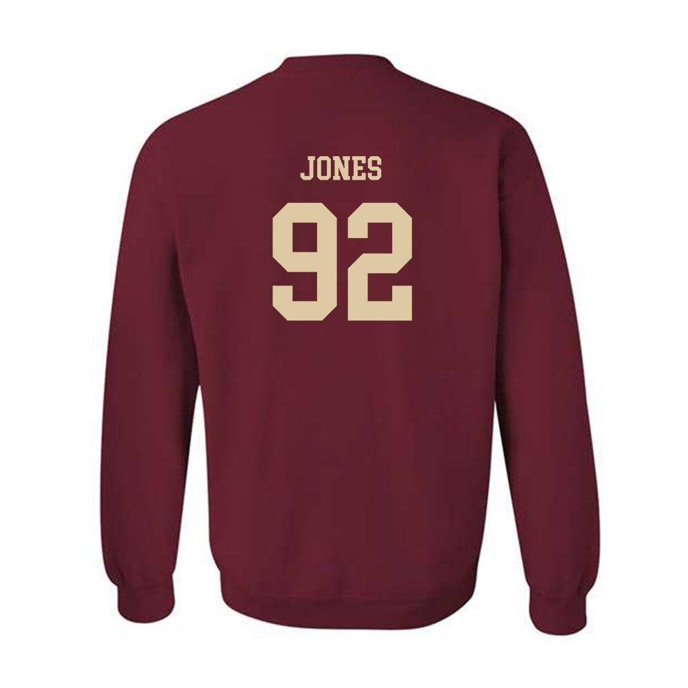 Boston College - NCAA Football : Caleb Jones - Crewneck Sweatshirt Sports Shersey