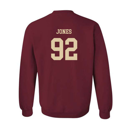 Boston College - NCAA Football : Caleb Jones - Crewneck Sweatshirt Sports Shersey