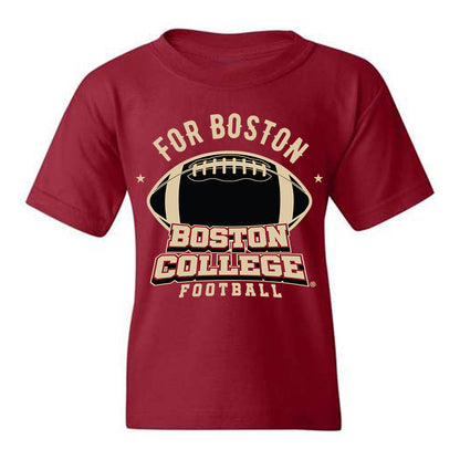 Boston College - NCAA Football : Caleb Jones - Youth T-Shirt Sports Shersey