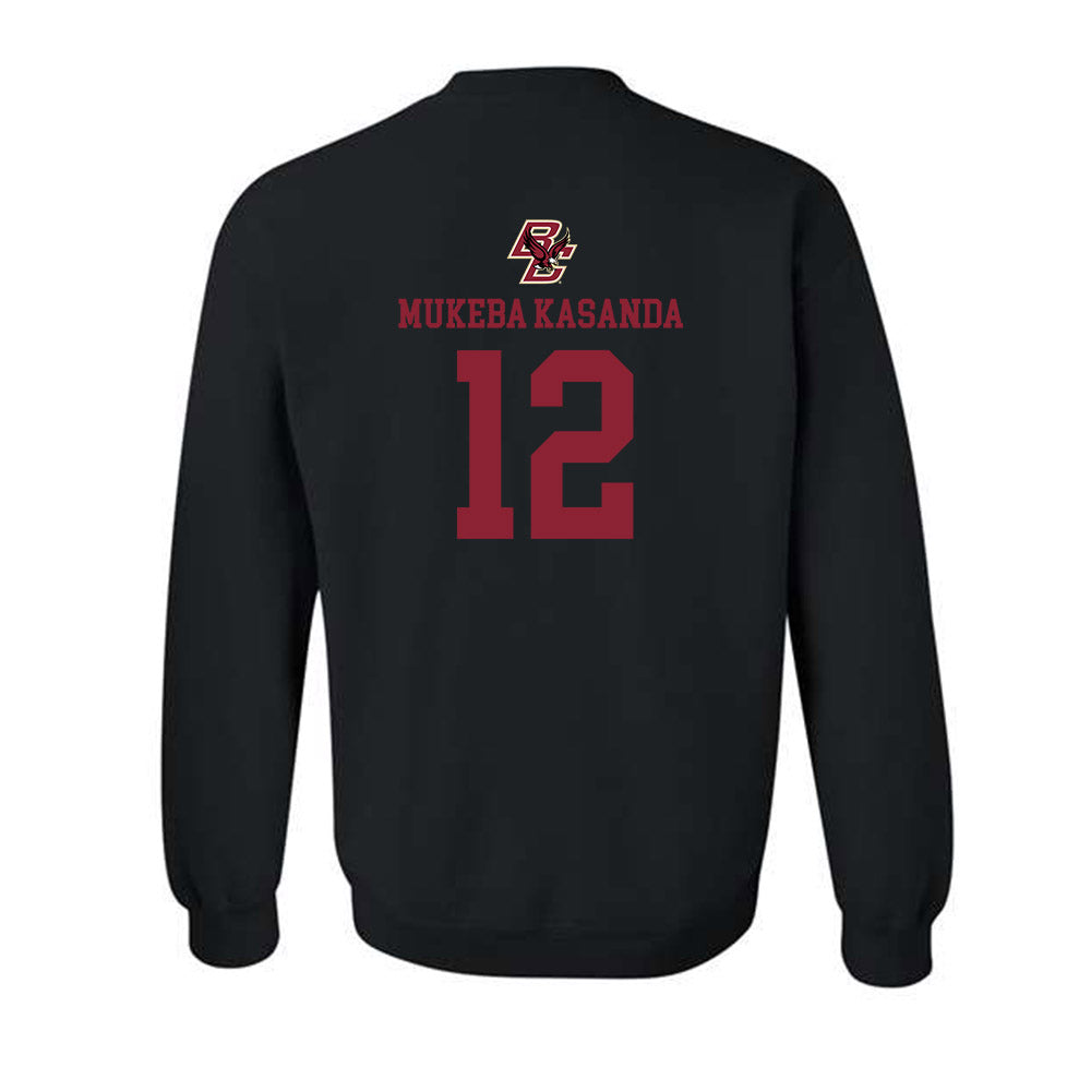 Boston College - NCAA Women's Basketball : Deborah Mukeba Kasanda - Sports Shersey Crewneck Sweatshirt