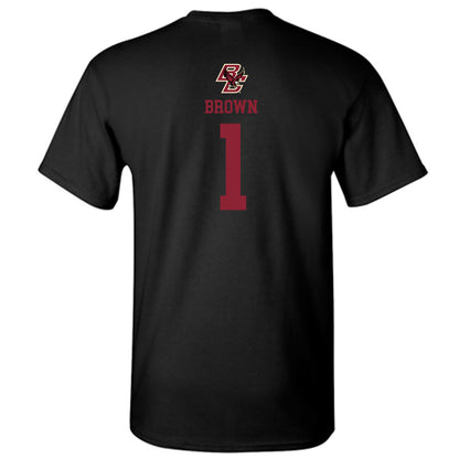 Boston College - NCAA Men's Basketball : Dion Brown - Sports Shersey T-Shirt-1