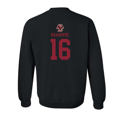 Boston College - NCAA Women's Basketball : Lili Krasovec - Sports Shersey Crewneck Sweatshirt-1