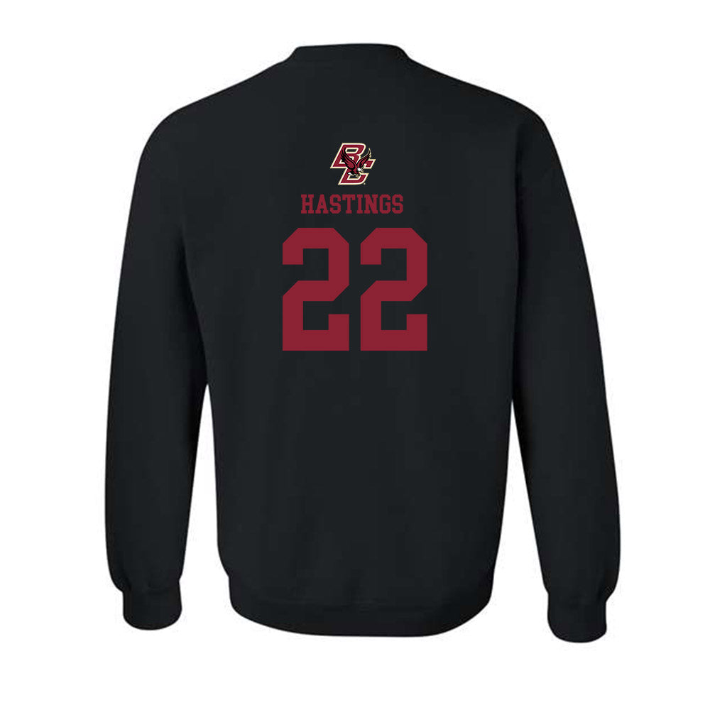 Boston College - NCAA Men's Basketball : Jayden Hastings - Sports Shersey Crewneck Sweatshirt-1