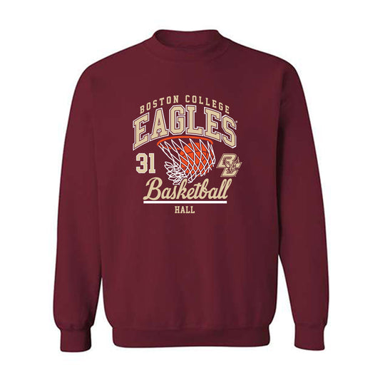 Boston College - NCAA Women's Basketball : Kennedy Hall - Sports Shersey Crewneck Sweatshirt-0