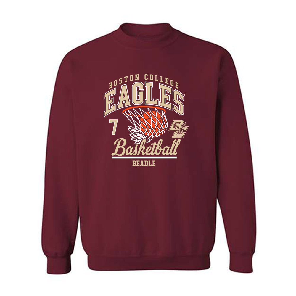 Boston College - NCAA Men's Basketball : Joshua Beadle - Crewneck Sweatshirt