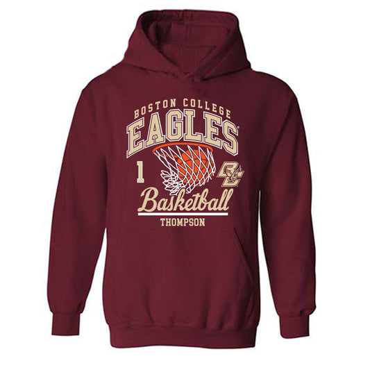 Boston College - NCAA Women's Basketball : Jakayla Thompson - Sports Shersey Hooded Sweatshirt