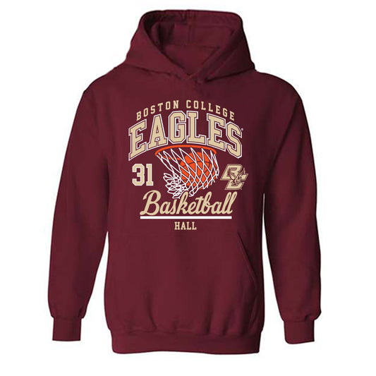 Boston College - NCAA Women's Basketball : Kennedy Hall - Sports Shersey Hooded Sweatshirt-0