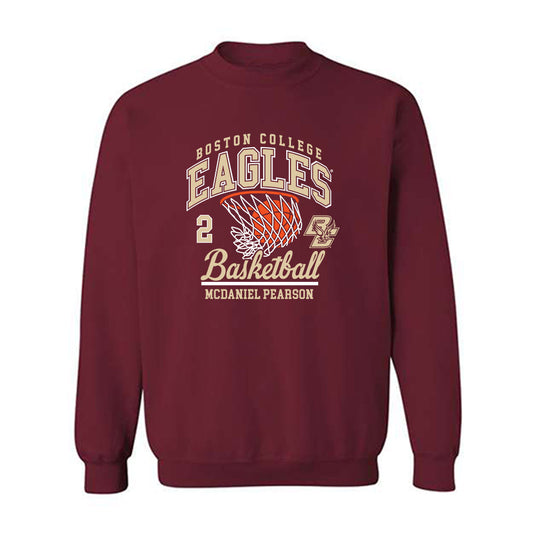 Boston College - NCAA Women's Basketball : Teionni McDaniel Pearson - Sports Shersey Crewneck Sweatshirt-0