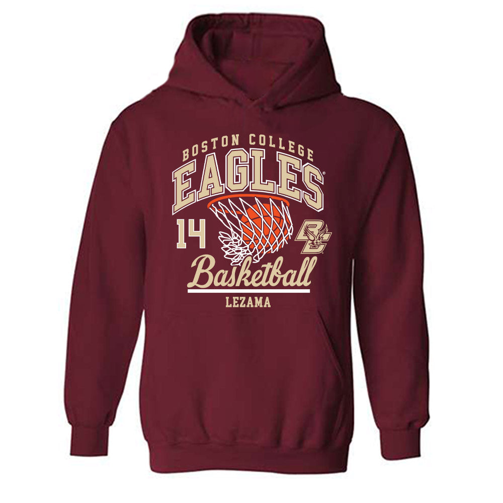 Boston College - NCAA Women's Basketball : Kayla Lezama - Sports Shersey Hooded Sweatshirt-0